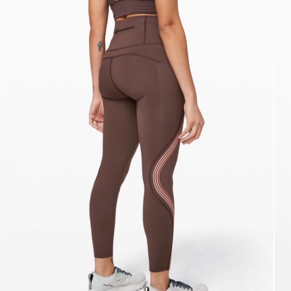 Lululemon Speed Light Tight Cherry Cola/Coral Kiss 🤎 - Picture 3 of 7